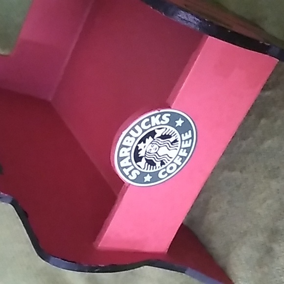 Vintage Starbucks Coffee Christmas Holiday Wood Train Display 2001 - Picture 10 of 10